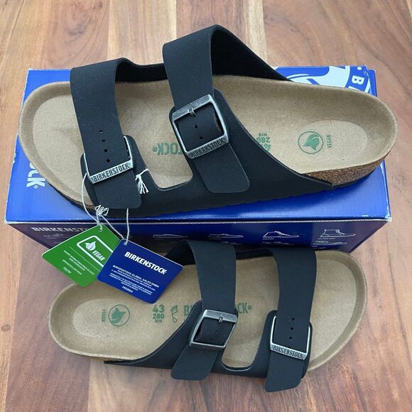 Birkenstock Men's Arizona Vegan Synthetics Sandals | Men’s 10 | NEW - Picture 4 of 9
